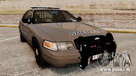 Ford Crown Victoria 2008 Sheriff Patrol [ELS] pour GTA 4