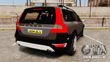 Volvo XC70 2014 Unmarked Police [ELS] pour GTA 4