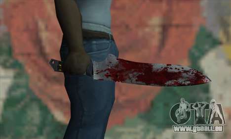 Large bloody knife pour GTA San Andreas