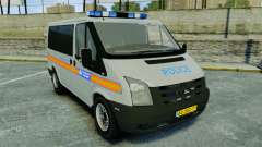 Ford Transit Metropolitan Police [ELS] für GTA 4