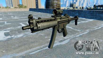 Mitraillette MP5 RIS Nom900a pour GTA 4