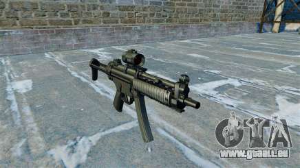 Mitraillette MP5 RIS Nom900a pour GTA 4