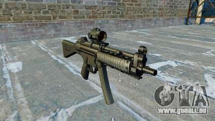 Mitraillette MP5 RIS Nom900a pour GTA 4