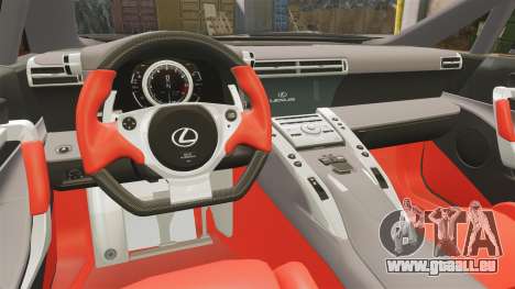 Lexus LF-A 2010 v2.0 [EPM] Final Version pour GTA 4