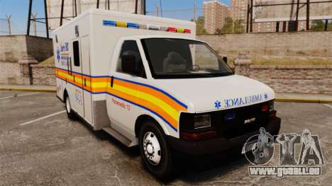 Brute Speedo LEMS Ambulance [ELS] pour GTA 4