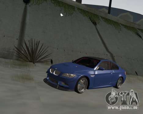 BMW M3 E92 pour GTA San Andreas