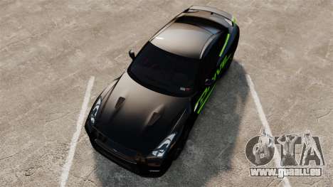 Nissan GT-R Black Edition 2012 Drive pour GTA 4