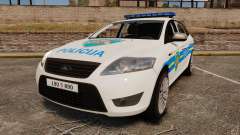 Ford Mondeo Croatian Police [ELS] pour GTA 4