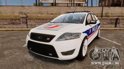 Ford Mondeo IV Wagon Police Nationale [ELS] pour GTA 4