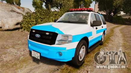 Ford Expedition Japanese Police SSV v2.5F [ELS] für GTA 4