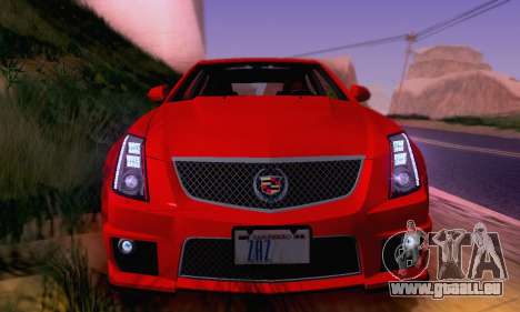 Cadillac CTS-V Sedan 2009-2014 pour GTA San Andreas