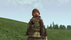 Militaire en tenue de camouflage pour GTA San Andreas