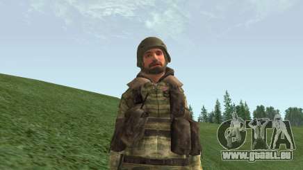 Militaire en tenue de camouflage pour GTA San Andreas