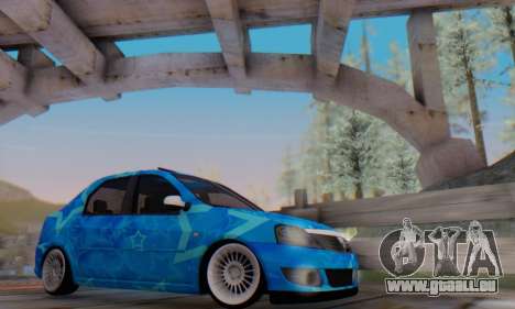 Dacia Logan Blue Star pour GTA San Andreas