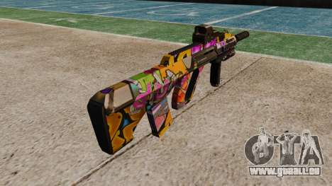 Автомат Steyr AUG A3 Optique Graffitis pour GTA 4