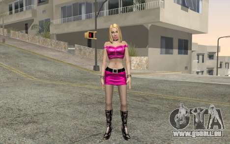 Pink Dressed Girl für GTA San Andreas