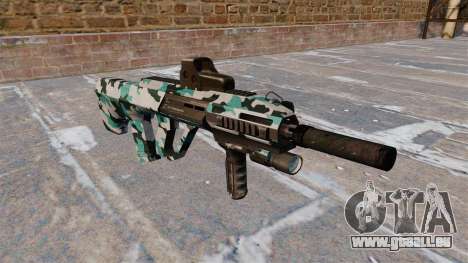 Maschine Steyr AUG A3 Aqua Camo für GTA 4