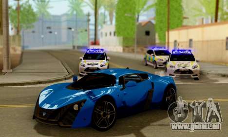Ford Focus ST 2013 British Hampshire Police pour GTA San Andreas