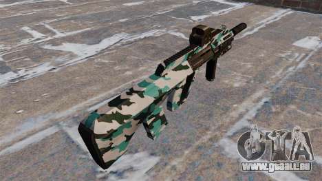 Maschine Steyr AUG A3 Aqua Camo für GTA 4