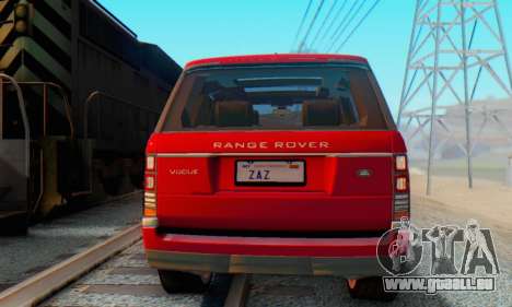 Range Rover Vogue 2014 V1.0 Interior Nero pour GTA San Andreas