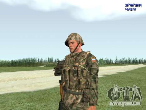 Le combattant de l'armée russe pour GTA San Andreas