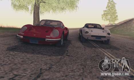 Ferrari Dino 246 GTS Coupe pour GTA San Andreas