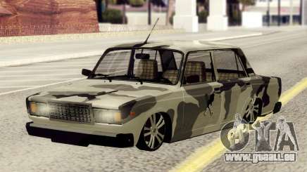 VAZ 2107 en tenue de camouflage pour GTA San Andreas