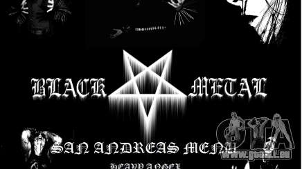 Black-Metal-Menü (Vollbild -) für GTA San Andreas