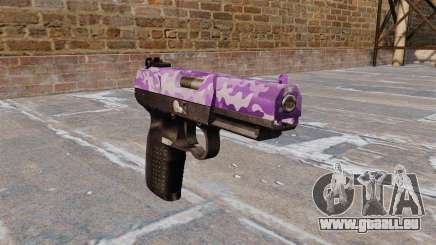 Pistolet FN Cinq à sept Violet Camo pour GTA 4