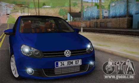 Volkswagen Golf Mk6 2010 pour GTA San Andreas