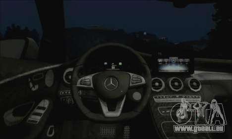 Mercedes-Benz C250 2014 V1.0 EU Plate pour GTA San Andreas