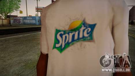 Sprite Shirt White pour GTA San Andreas