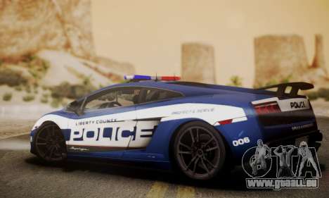 Lamborghini Gallardo LP570-4 2011 Police pour GTA San Andreas
