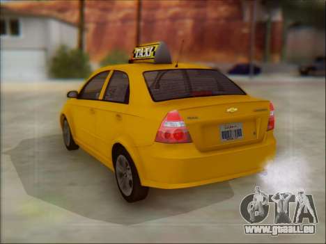 Chevrolet Aveo Taxi für GTA San Andreas