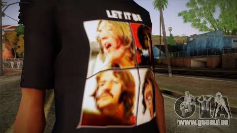 The Beatles Let It Be T-Shirt für GTA San Andreas