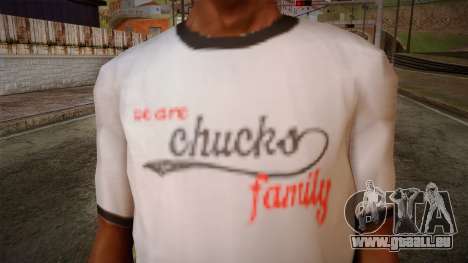 Chucks Anon Family T-Shirt pour GTA San Andreas