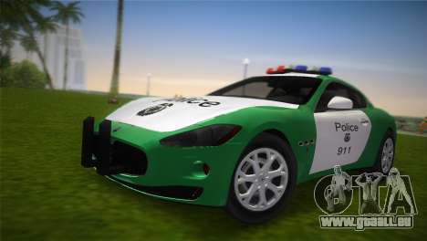 Maserati Granturismo Police pour GTA Vice City