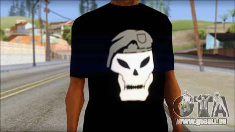 Black Ops T-Shirt für GTA San Andreas