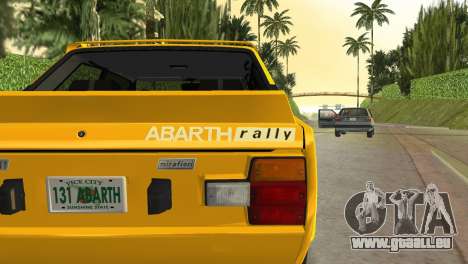 Fiat 131 Abarth Rally 1976 pour GTA Vice City