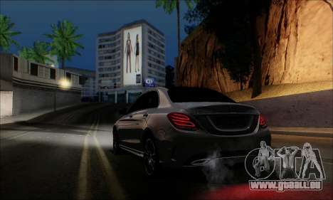 Mercedes-Benz C250 2014 V1.0 EU Plate für GTA San Andreas