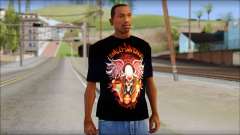 Harley Davidson Black T-Shirt pour GTA San Andreas