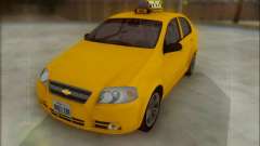 Chevrolet Aveo Taxi für GTA San Andreas