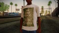 Keep Calm and Love Shirt für GTA San Andreas