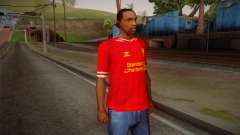 Liverpool FC 13-14 Kit T-Shirt für GTA San Andreas