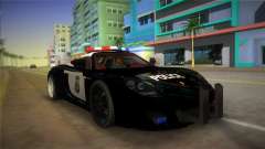 Porsche Carrera GT Police pour GTA Vice City