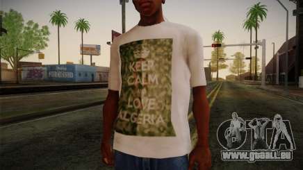 Keep Calm and Love Shirt für GTA San Andreas