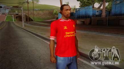 Liverpool FC 13-14 Kit T-Shirt für GTA San Andreas