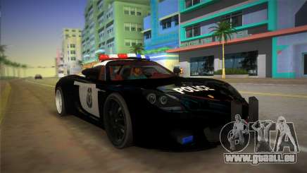 Porsche Carrera GT Police pour GTA Vice City