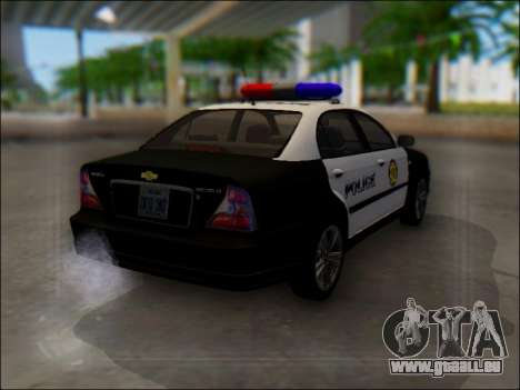 Chevrolet Evanda Police pour GTA San Andreas