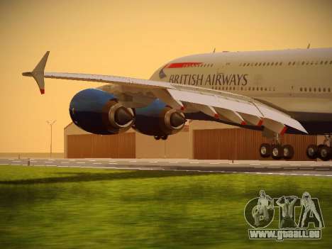 Airbus A380-800 British Airways pour GTA San Andreas
